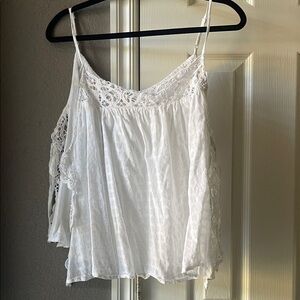 American Eagle Outfitters White Lace Camisole